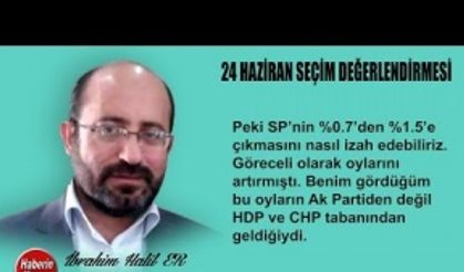 24 Haziran 2018 Seçim değerlendirmesi - İbrahim Halil Er