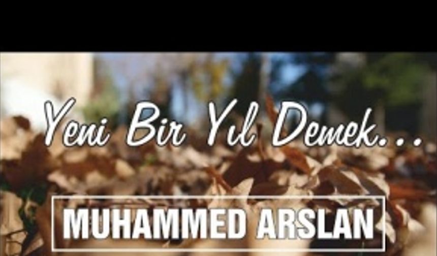 Yeni Bir Yıl Demek...