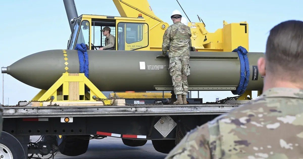 ABD büyük Mop sığınak delici bomba