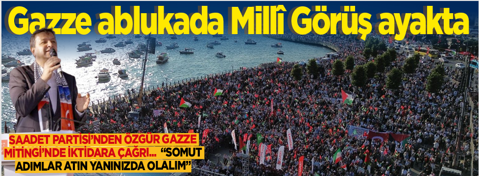 Özgür Gazze Mitingi