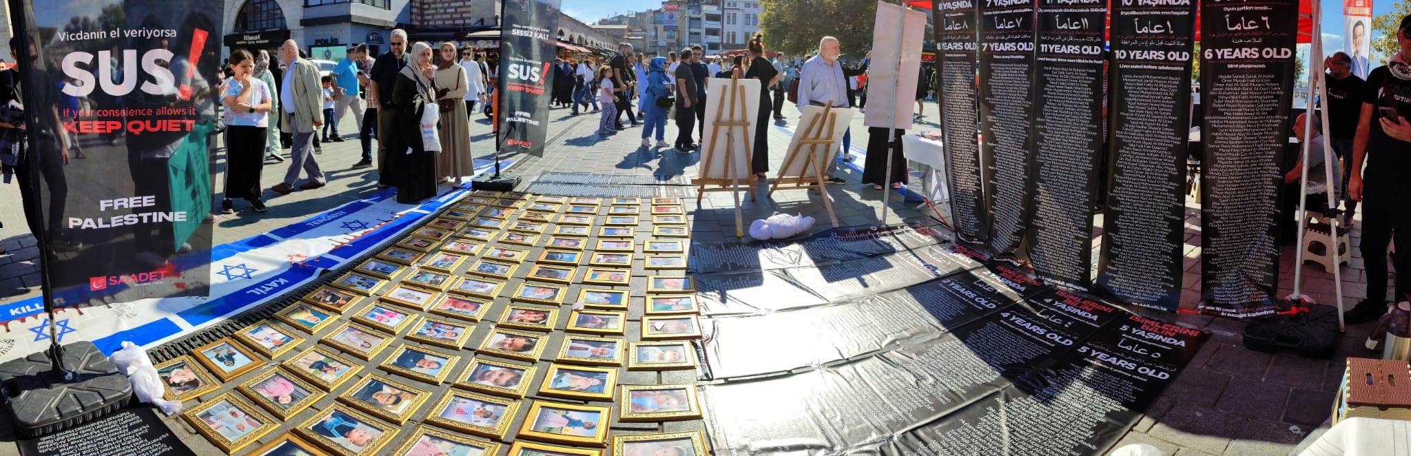 GAZZE İÇİN FARKINDALIK STANDI